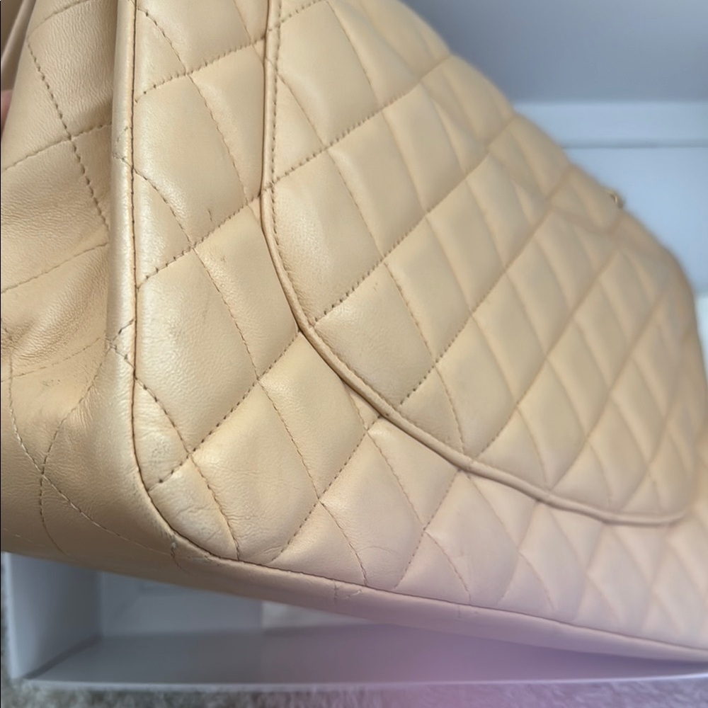 Chanel Double Flap Classic Lambskin Quilted Shoulder Bag - Picture 5 of 6